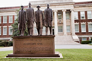 The Greensboro Four February One Monument Photograph by Arnold Hence