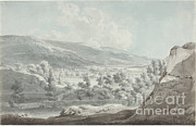 The Head Of Ullswater Drawing by Edward Dayes The Head Of Ullswater Drawing by Edward Dayes