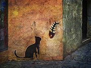 The Dreaming Cat Painting by Horst Rosenberger