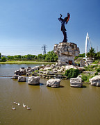 The Keeper Of The Plains Photograph by Kevin Anderson