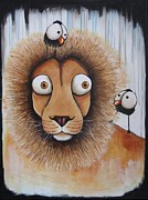 The Lion Painting by Lucia Stewart The Lion Painting by Lucia Stewart