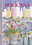 New Yorker  April 21st, 1928 Painting by Ilonka Karasz