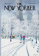 New Yorker January 29th, 1979 Painting by Charles Saxon