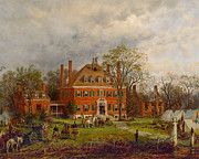 The Old Westover House Painting by Edward Lamson Henry