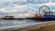 The Pier On A Cloudy Day Photograph by Gene Parks