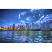 The Pittsburgh Skyline From The Walkway Photograph by David Haskett II