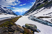 The road and the stream Photograph by Dmytro Korol