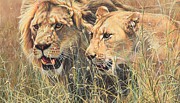 The Royal Couple II Painting by Alan M Hunt