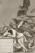 The Sleep of Reason Produces Monsters Relief by Francisco Goya The Sleep of Reason Produces Monsters Relief by Francisco Goya