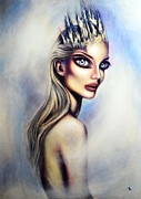 Elsa Painting by Tiago Azevedo Pop Surrealism Art Painting by Tiago Azevedo
