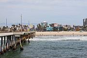 The South View Venice Beach Pier Photograph by Ana V Ramirez