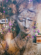 The statue with the romantic touch Digital Art by Gabi Hampe