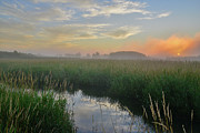 The Sun Rise in the East in Glacial Park Photograph by Ray Mathis