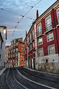 The Tram Stop Lisbon Photograph by Carol Japp