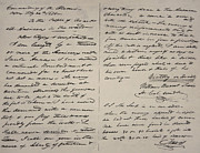 The Victory of Death letter written by the Alamo commander William Barret Travis, 1836 Drawing by William Barret Travis The Victory of Death letter written by the Alamo commander William Barret Travis, 1836 Drawing by William Barret Travis