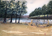 The View from Switchboard Painting by Katherine Miller