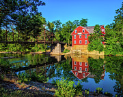 The War Eagle Arkansas Mill and Bridge III - Northwest Arkansas Photograph by Gregory Ballos