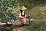 The Whittling Boy Painting by Winslow Homer