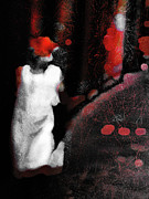The woman with the white dress Photograph by Gabi Hampe