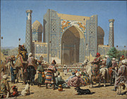 They Celebrate Painting by Vasily Vereshchagin