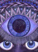 Third Eye Chakra Painting by Catherine G McElroy