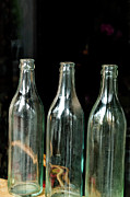 Three Bottles Photograph by Tom Singleton
