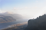 Vista House Through the Fog Photograph by John Christopher