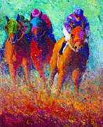 Thundering Hooves Painting by Marion Rose