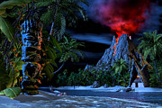 Tiki Jungle Digital Art by Alex George