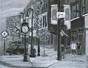Time? Painting by Linda Feinberg