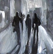 Time of Long Shadows Painting by Barbara O'Toole