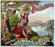 TOBACCO LABEL, c1874.  Drawing by Granger