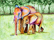Together Forever Painting by Maria Barry