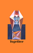 Together text Painting by Michael Bellon Together text Painting by Michael Bellon