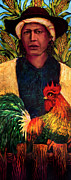 Toiling Upward - Farmer Mixed Media by Cora Marshall