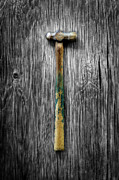 Tools On Wood 38 BW Photograph by YoPedro