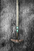 Tools On Wood 6 on BW Photograph by YoPedro