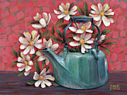 Topless with Daisies Painting by Jane Bucci