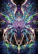 Totems Of The Vision Quests #1530 Mixed Media by Rainbow Artist Orlando L