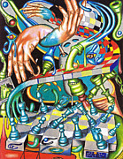 Transmutation of Time, Reflex, and Observation Drawing by Justin Jenkins