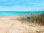 Treasure Island Painting by Larry Whitler
