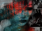Trees inside the woman Digital Art by Gabi Hampe