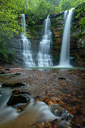 Triple Falls Vertical  Photograph by Damon Shaw