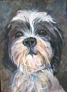 Trixie Painting by Barbara O'Toole