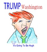Trump Washington Painting by James and Donna Daugherty
