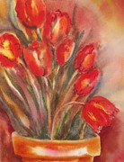 Tulips for David Painting by Tara Moorman