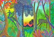 Twilight the Gate Between Worlds Painting by Jennifer Baird