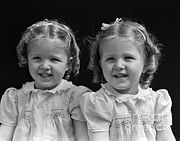 Twin Girls, 1930 Photograph by H. Armstrong Roberts/ClassicStock