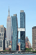 Two Bent Buildings Photograph by Cate Franklyn