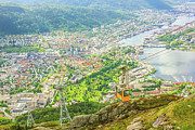 Ulriken mountain Bergen Photograph by Benny Marty Ulriken mountain Bergen Photograph by Benny Marty